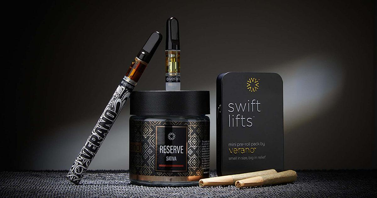 Photo of a group of Verano products